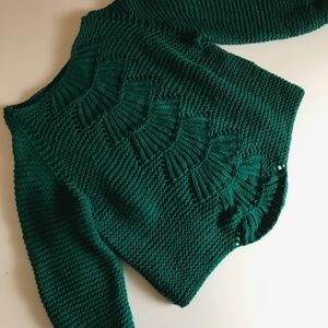 Handmade Green Sweater